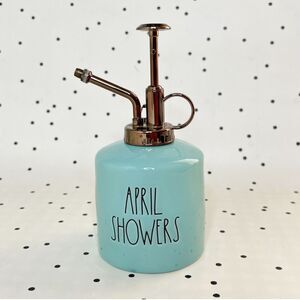 🖤 RAE DUNN 🖤 water sprayer APRIL SHOWERS blue black gold